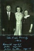 The Kish Family; Grandparents Kish 1942
